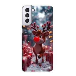Чехол с принтом «Олень среди подарков» для Samsung Galaxy S21