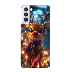 Чехол с принтом «Олень с шарфом» для Samsung Galaxy S21