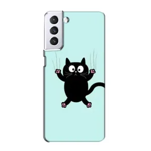 Чехол с принтом «Падающий кот» для Samsung Galaxy S21