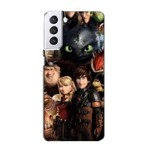 Чехол как приручить дракона на Samsung Galaxy S21 (Персонажи дракона)