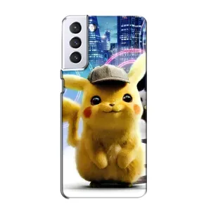 Чохол з принтом «Пікачу в місті» для Samsung Galaxy S21