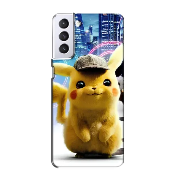 Чохол з принтом «Пікачу в місті» для Samsung Galaxy S21
