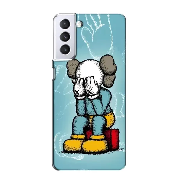 Чехол с принтом «Плач Bearbrick» для Samsung Galaxy S21 Чехол с принтом «Плач Bearbrick» для Samsung Galaxy S21