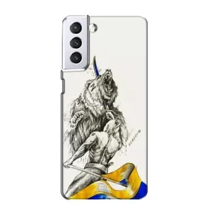 Чехлы Доброго вечора, ми за України для Самсунг С21 (AlphaPrint) (Победа)