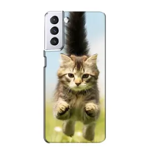 Чехол с принтом «Прыжок кота» для Samsung Galaxy S21