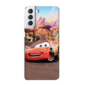 Силиконовый чехол Маквин для Samsung Galaxy S21 (Радиаторный Спрингс Маквин)