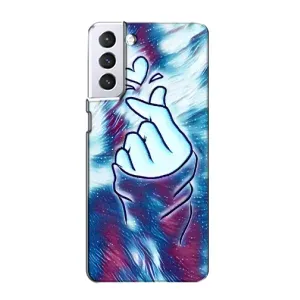 Чехол с принтом «Радужное сердце» для Samsung Galaxy S21