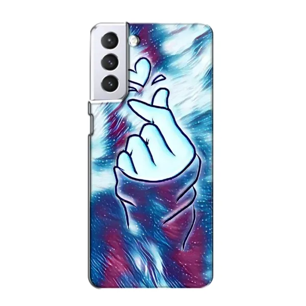 Чехол с принтом «Радужное сердце» для Samsung Galaxy S21 Чехол с принтом «Радужное сердце» для Samsung Galaxy S21