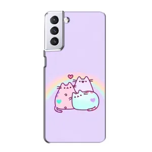 Чехол с принтом «Радужные котики» для Samsung Galaxy S21