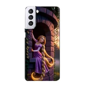Чехол Рапунцель для Samsung Galaxy S21 (Рапунцель на башне)
