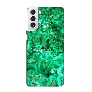 Чехол с принтом «Салатный Мрамор» для Samsung Galaxy S21