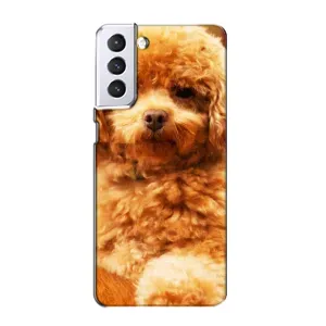 Чехол с принтом «Щенок Бишон» для Samsung Galaxy S21