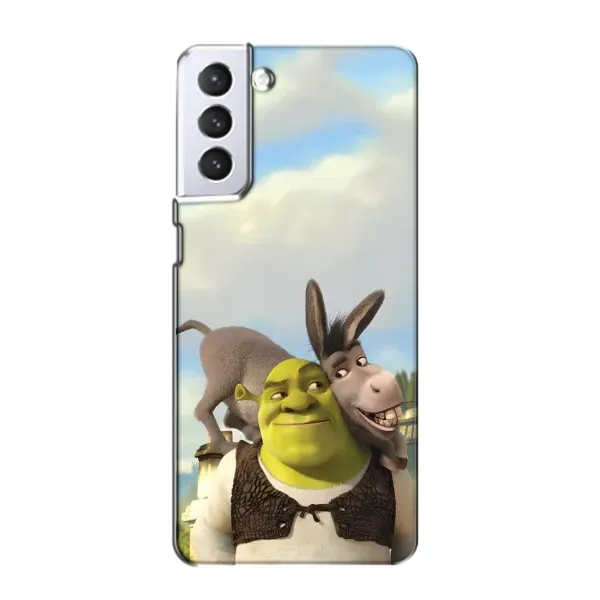 Чохол з принтом «Шрек та Осел» для Samsung Galaxy S21 Чохол з принтом «Шрек та Осел» для Samsung Galaxy S21