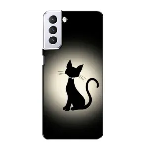 Чехол с принтом «Силуэт котика» для Samsung Galaxy S21