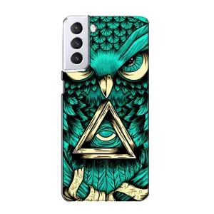 Чохол з принтом «Сова з оком» для Samsung Galaxy S21