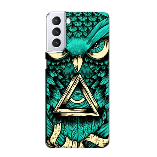 Чохол з принтом «Сова з оком» для Samsung Galaxy S21 Чохол з принтом «Сова з оком» для Samsung Galaxy S21