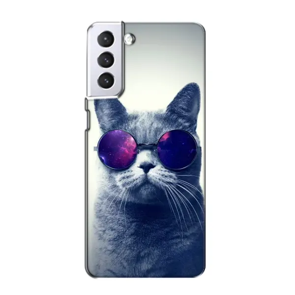 Чехол с принтом «Стильный кот» для Samsung Galaxy S21 Чехол с принтом «Стильный кот» для Samsung Galaxy S21