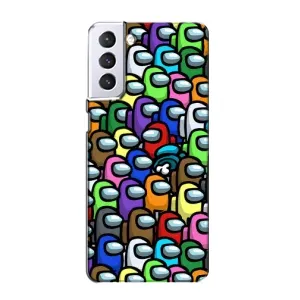 Чехол Амонг Ас для Samsung Galaxy S21 (AlphaPrint) (Убит)