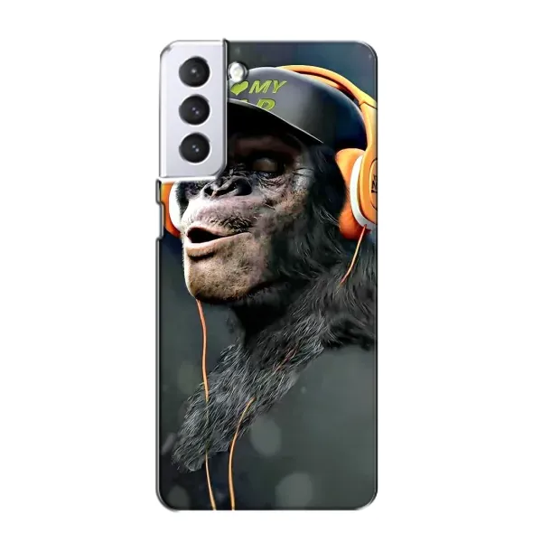 Чехол с принтом «В наушниках» для Samsung Galaxy S21