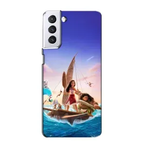 Чехол с мультфильмом Моана Samsung Galaxy S21 (Команда Ваяна Мауи)