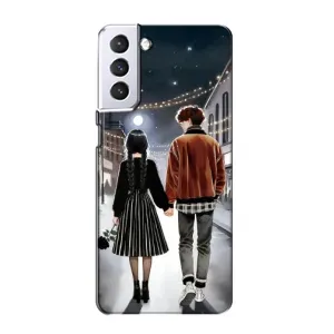 Чехол с дизайном Венздей 2 на Samsung Galaxy S21 (Уэнздей и Тайлер)