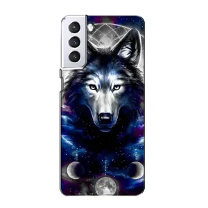 Чехол с принтом «Волк» для Samsung Galaxy S21
