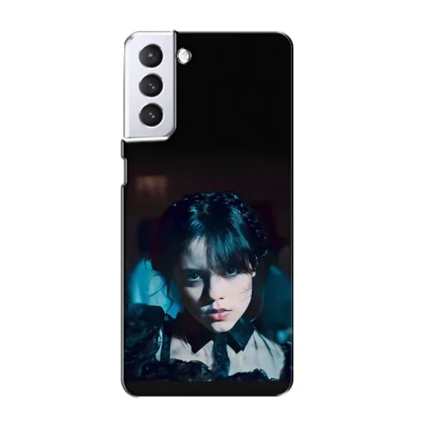 Чехол с принтом «взгляд Уэнздей» для Samsung Galaxy S21