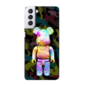 Чехол с принтом «Яркий Bearbrick» для Samsung Galaxy S21