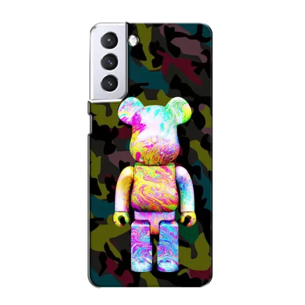 Чехол с принтом «Яркий Bearbrick» для Samsung Galaxy S21 Чехол с принтом «Яркий Bearbrick» для Samsung Galaxy S21