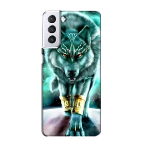 Защитные чехлы для Самсунг С21 (AlphaPrint) (ХИТ продаж) ВОЛК