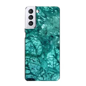 Чехол с принтом «Зеленый мрамор» для Samsung Galaxy S21