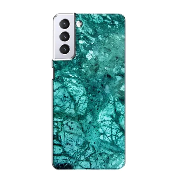Чехол с принтом «Зеленый мрамор» для Samsung Galaxy S21