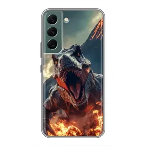 Чохол з картинкою 'Хижаки' для Samsung Galaxy S22 Plus (Вогняний динозавр)