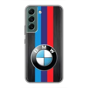 Чехол для Самсунг С22 Плюс - с принтом БМВ (AlphaPrint) (Лого BMW)