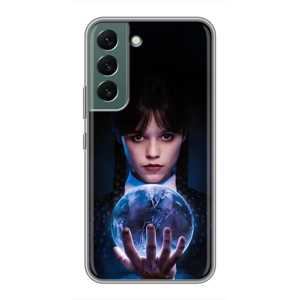 Чехол с принтом «Магическая сфера Уэнздей» для Samsung Galaxy S22 Plus Чехол с принтом «Магическая сфера Уэнздей» для Samsung Galaxy S22 Plus