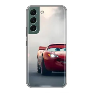 Силиконовый чехол Маквин для Samsung Galaxy S22 Plus (Скоростной Маквин)