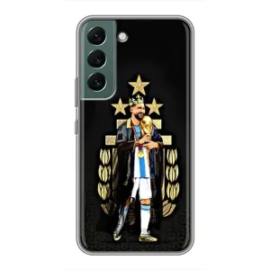 Чохли для Samsung Galaxy S22 Plus (Leo чемпіон) (AlphaPrint) (Мессі Король)