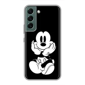 Міккі Маус чохол для Samsung Galaxy S22 Plus (AlphaPrint - Мультяшні) (Маус на чорному)