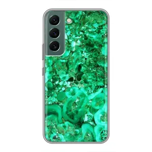 Мраморний чехол на Samsung Galaxy S22 Plus (VPrint) (Салатовий Мрамор)