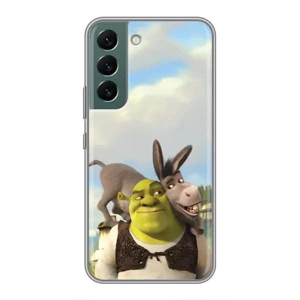 Чехол с принтом «Шрек и Осел» для Samsung Galaxy S22 Plus Чехол с принтом «Шрек и Осел» для Samsung Galaxy S22 Plus