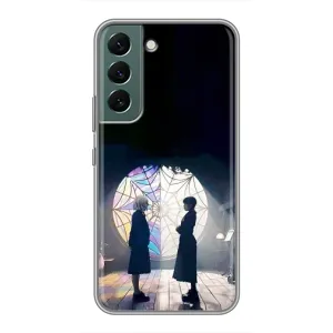 Чехлы Венсдей на Samsung Galaxy S22 Plus Уэнсдей (AlphaPrint) (Уэнздей и Инид)