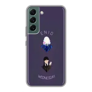 Чехлы Венсдей на Samsung Galaxy S22 Plus Уэнсдей (AlphaPrint) (Уэнздей и подруга)