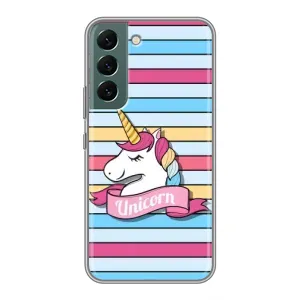 Чехол для Самсунг С22 Плюс - (Единорожки - Новинки) (AlphaPrint) (Unicorn)