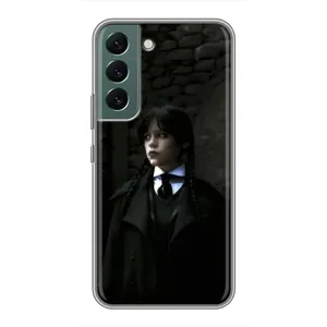 Чехол с дизайном Венздей 2 на Samsung Galaxy S22 Plus (Темный стиль Уэнздей)