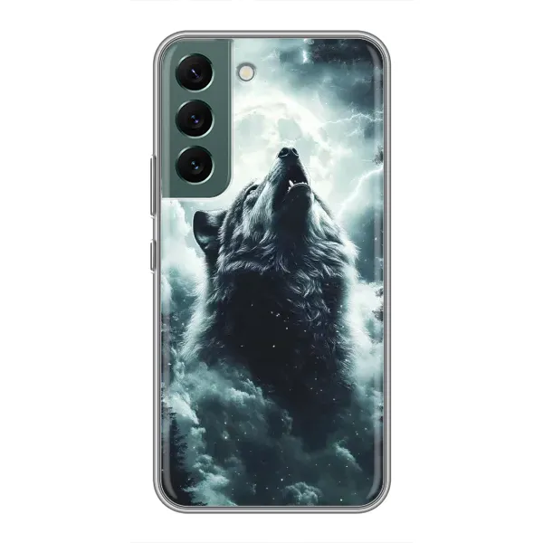 Чохол з принтом «Вовк у хмарах» для Samsung Galaxy S22 Plus Чохол з принтом «Вовк у хмарах» для Samsung Galaxy S22 Plus