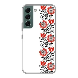 Чехол для Патриота Украины Samsung Galaxy S22 Plus - (AlphaPrint) (Яркая вишиванка)