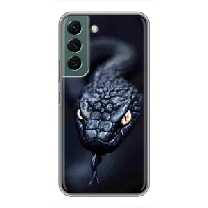 Чохол з картинкою 'Хижаки' для Samsung Galaxy S22 Plus (Чорна змія)