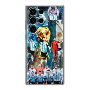 Чехлы Месси для Samsung Galaxy S22 Ultra (AlphaPrint) (Аргентина Месси)