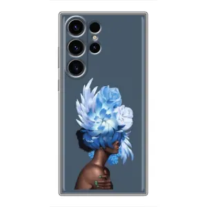 Чехлы (ART) Цветы на Samsung Galaxy S22 Ultra (VPrint) (Цветы на голове)