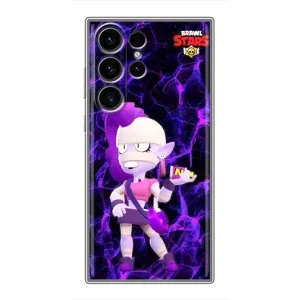 Чехлы Brawl Stars для Samsung Galaxy S22 Ultra (AlphaPrint) (Емз Бравл Старс)